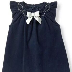 Janie and Jack Infant Girls' Bow Corduroy Dress Sz 3-6 Mos